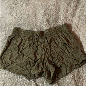 Flowy Olive Green shorts from Old Navy.